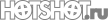 Логотип сайта Хотшот.ру светлый